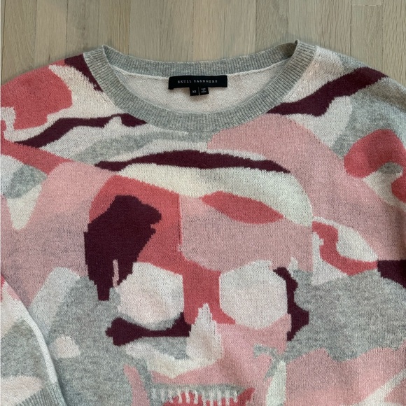 Skull Cashmere crewneck sweater - Picture 2 of 4